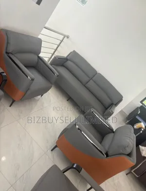 5 Seaters Turkish Leather Sofa.