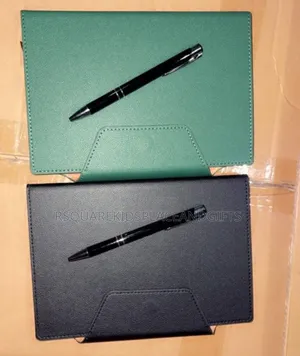 Hard Cover Notepad With Pen for Gifts