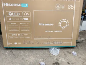 85" Inches Hisence Qled Tv, Q6 Series.