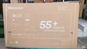 100" Inches Hisence Qled Smart TV, Q7 Series.