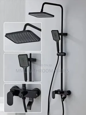 Black Complete Bathroom Shower