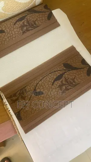 Attractive Beige/Brown Plant-Like Design Day and Night Window Blind
