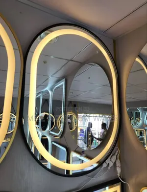 Framed Salon Mirrors With Led Lights