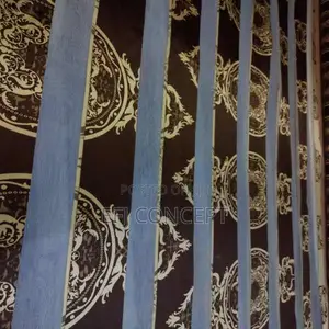 Crown-Like Design Gold/Black for Day and Night Window Blind