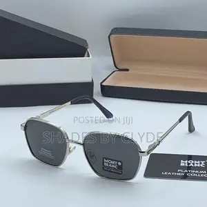 Authentic Montblanc Sunglasses - Gold Brown - New!