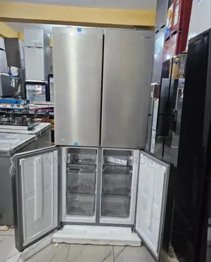 New Hisense 634l Bottom Freezer Four Door Inverter Side By Side Fridge