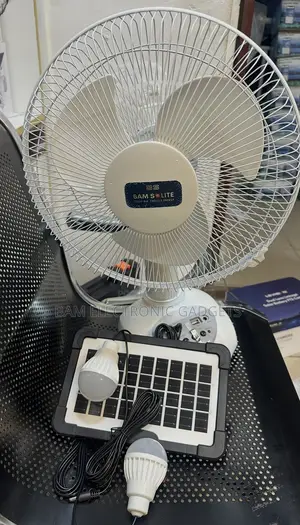12inch Rechargeable Solar Table Fan