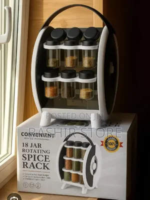 18-Jar Rotating Spice Rack.
