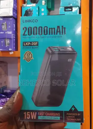 20,000mah Linkco Power Bank With Digital Display