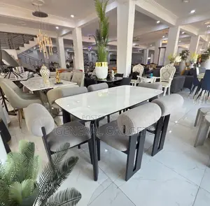 Standard Luxury Marble Dining Set by 6
