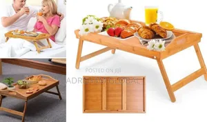 Bamboo Wood Tray Foldable
