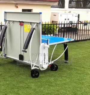 Heavy Duty With Big Tire Outdoor Table Tennis Table