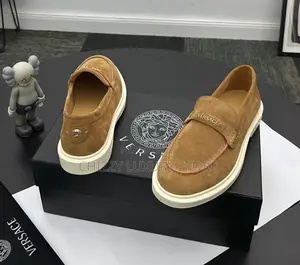 Versace Quality Luxury Men Suede Shoe