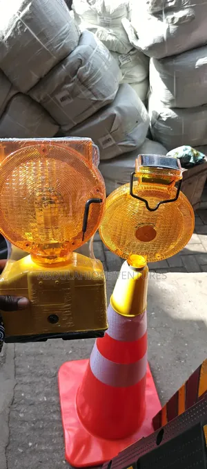Traffic Cone Solar Light