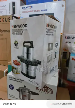 Kenwood 9l Pro Yam Pounder – For Authentic Nigerian Delights