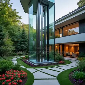 Panoramic Outdoor Glass Home Elevator