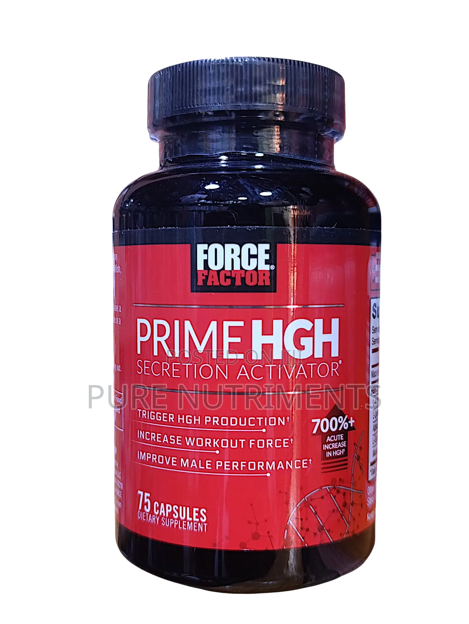 Force Factor Prime HGH Secretion Activator – Muscle Support (75 Caps)