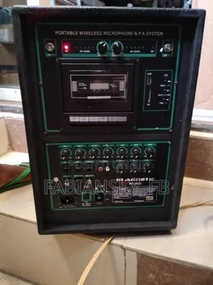 Reachable Pa System, 2 Wireless Mic, Bluetooth,Cd,Sd,Usb