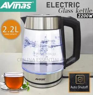 Avinas Powerful Electric Cordless 2.2l Kettle With Automatic Switchoff