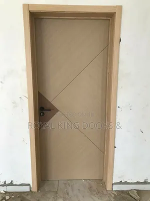 Turkish Strong HDF Wooden Room Doors With Complete Accessories