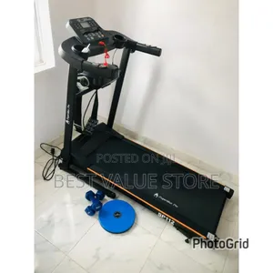 2hp Treadmill With Massager Dumbbells Twister Etc