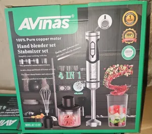 Avinas 4-in-1 Hand Blender Stabmixer Set- 100% Pure Copper Motor