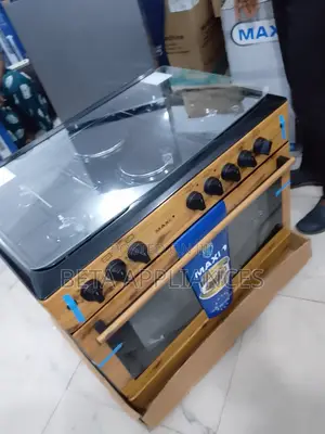 Maxi Gas Cooker – 4 Gas, 2 Electric Burners Combo