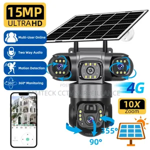 Ultra Hd Triple Lens Solar Camera