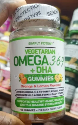Simply Potent Omega 3-6-9 +Dha X60 Gummies