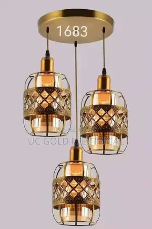 1/3 Heads Vintage Pendant Light Modern Wood Hanging Lamp Industrial