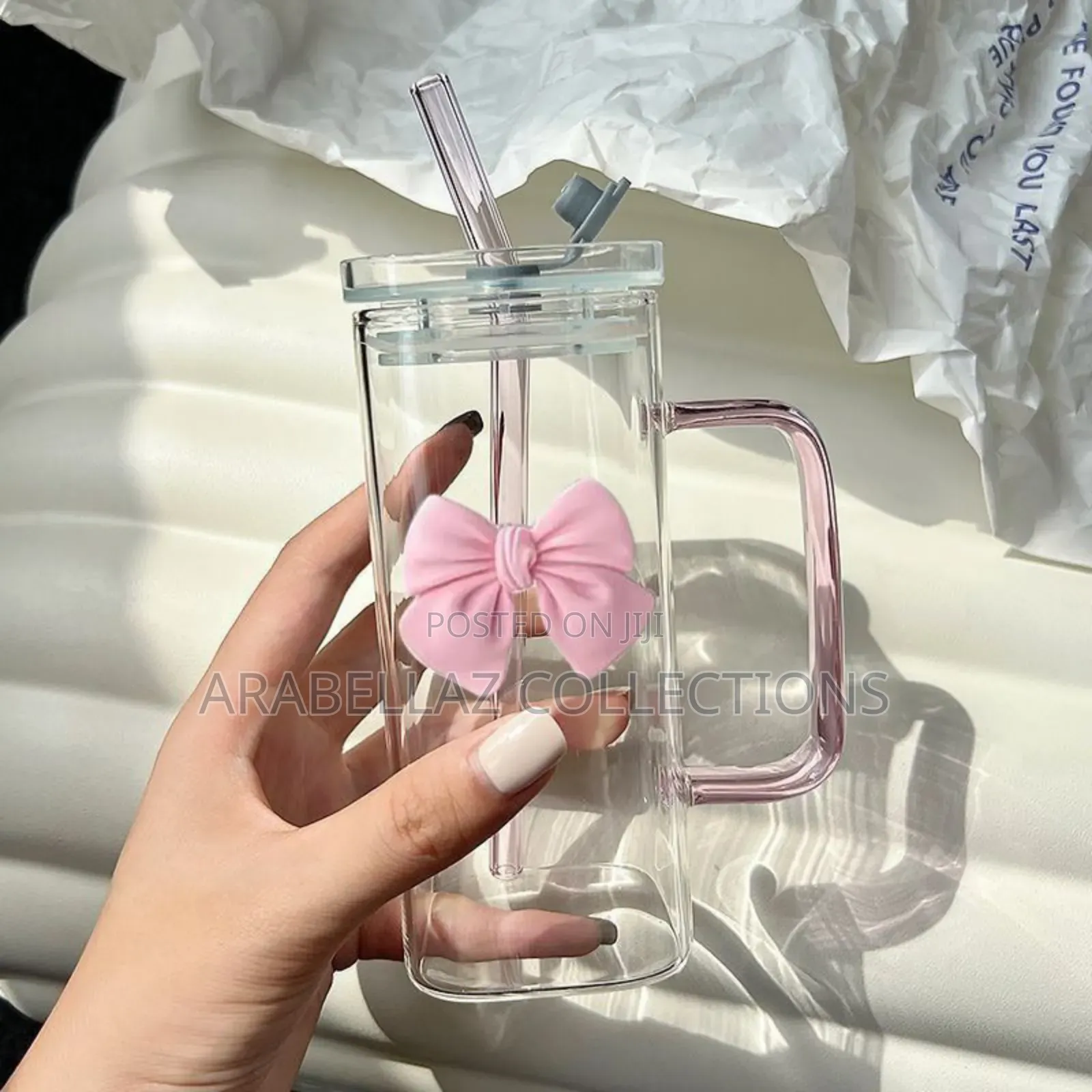 Square Shape Glass Cup