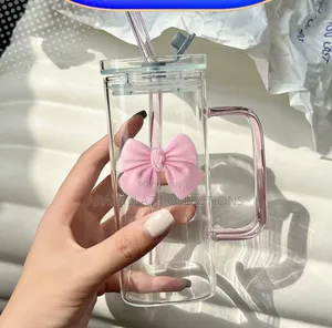 Square Shape Glass Cup