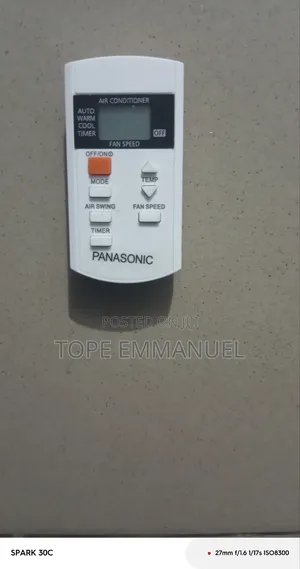 Panasonic Ac Remote Control