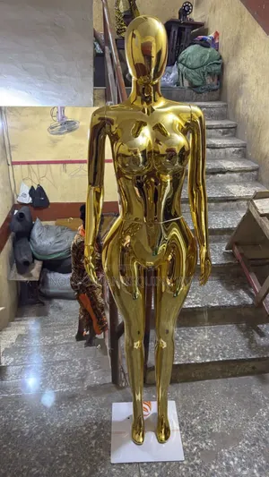 Bbl Size 12 Gold Chrome Female Display Mannequin
