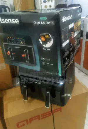 Best Selling Dual Air Fryer by Hisense 8litres - H08afbk2s1