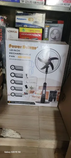 Power Deluxe Rechargeable Fan