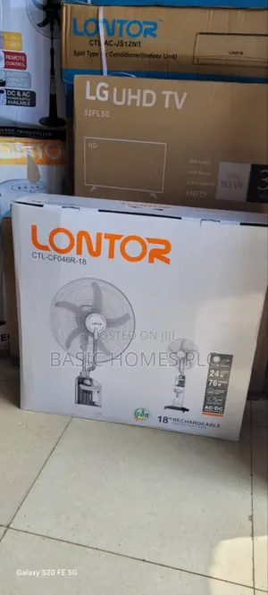 Lontor Rechargeable Water Mist Fan