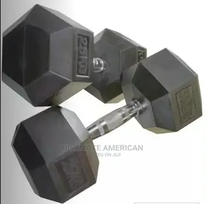 Rubber Gym Exercise Dumbbell 25kg