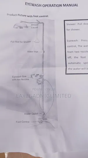 Eye Wash Shower