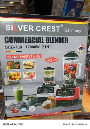Silver Crest Commercial Blender