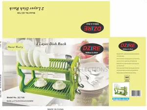 Dzire 2 Layer Strong Plate Rack,