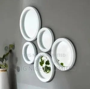Wall Mounted Decor Circle Mirror Set 5 Pieces