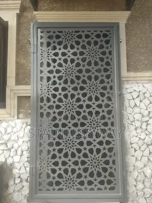 Laser Cut Iron Door