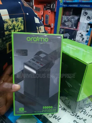 Oraimo Anifast Technology Power Box 500.50000mah 22.5w Super Fast.