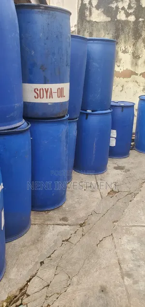 Blue Drum Garbage Bin