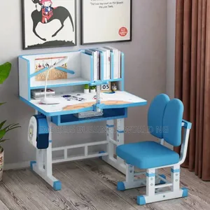 Beautiful Reading Table With Chair for Kids-Adjustable