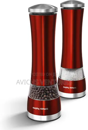 Accents Electronic Salt and Pepper Mill - Black