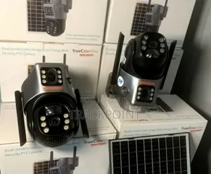 Double-Lens 10mp PTZ Solar-Powered 4g CCTV Camera With 360° Rotation
