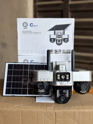 V380 Pro 3-Lens Wireless Smart Solar PTZ Security Camera