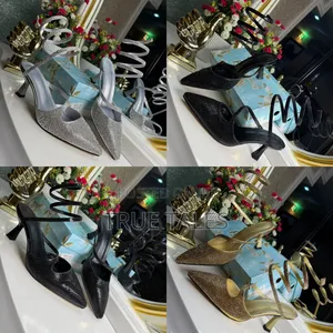 Women Rhinestone Spiral Strap Kitten Heel Slingback. Sizes 37-46.#Ogb